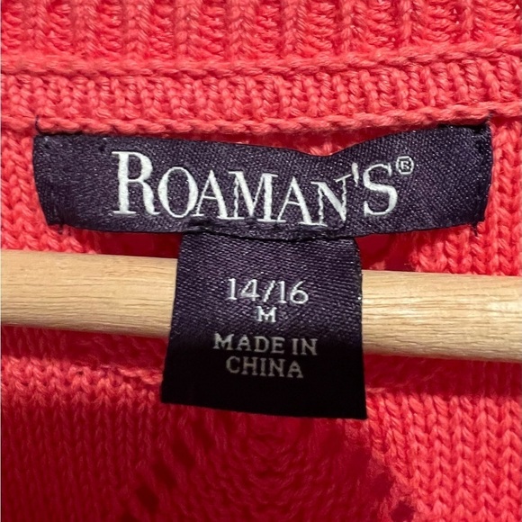 Roamans 14/16 cotton blend sweater. - Picture 4 of 5
